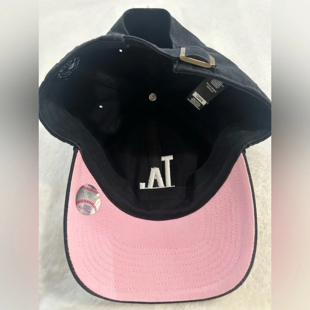 47 Brand Los Angeles Dodgers Black Cap with White Logo